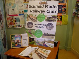 Club Information in Civic Centre Foyer