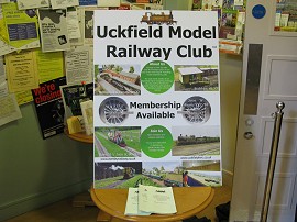 Club Information in Civic Centre Foyer